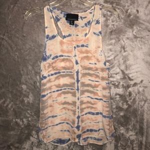 Cynthia Rowley Tie Dye Tank Top